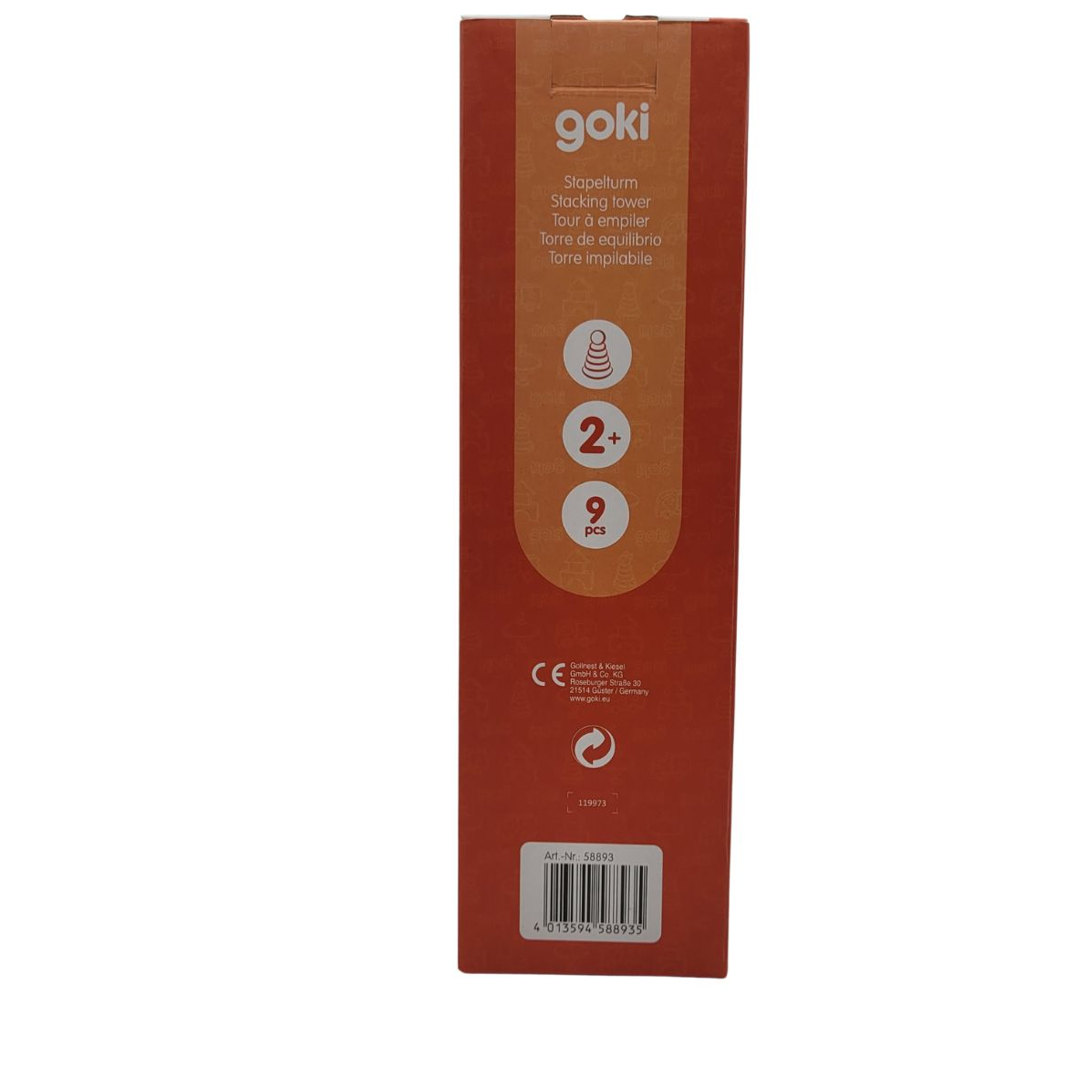 Goki -Tour à empiler - A partir de 2 ans. Comme neuf - Vue 4 - 